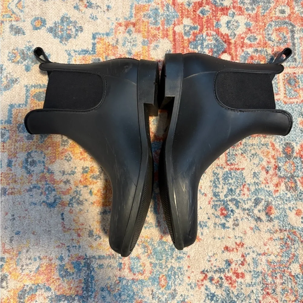 Sam Edelman Tinsley black rubber rain boots